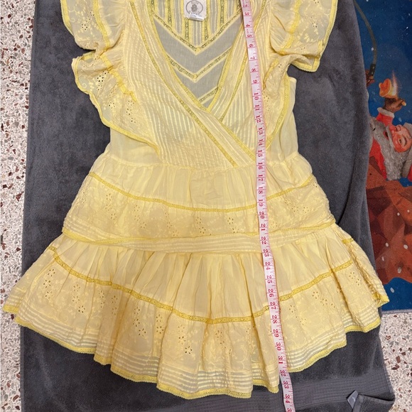 Muche Muchette yellow lace dress one size - Picture 6 of 11